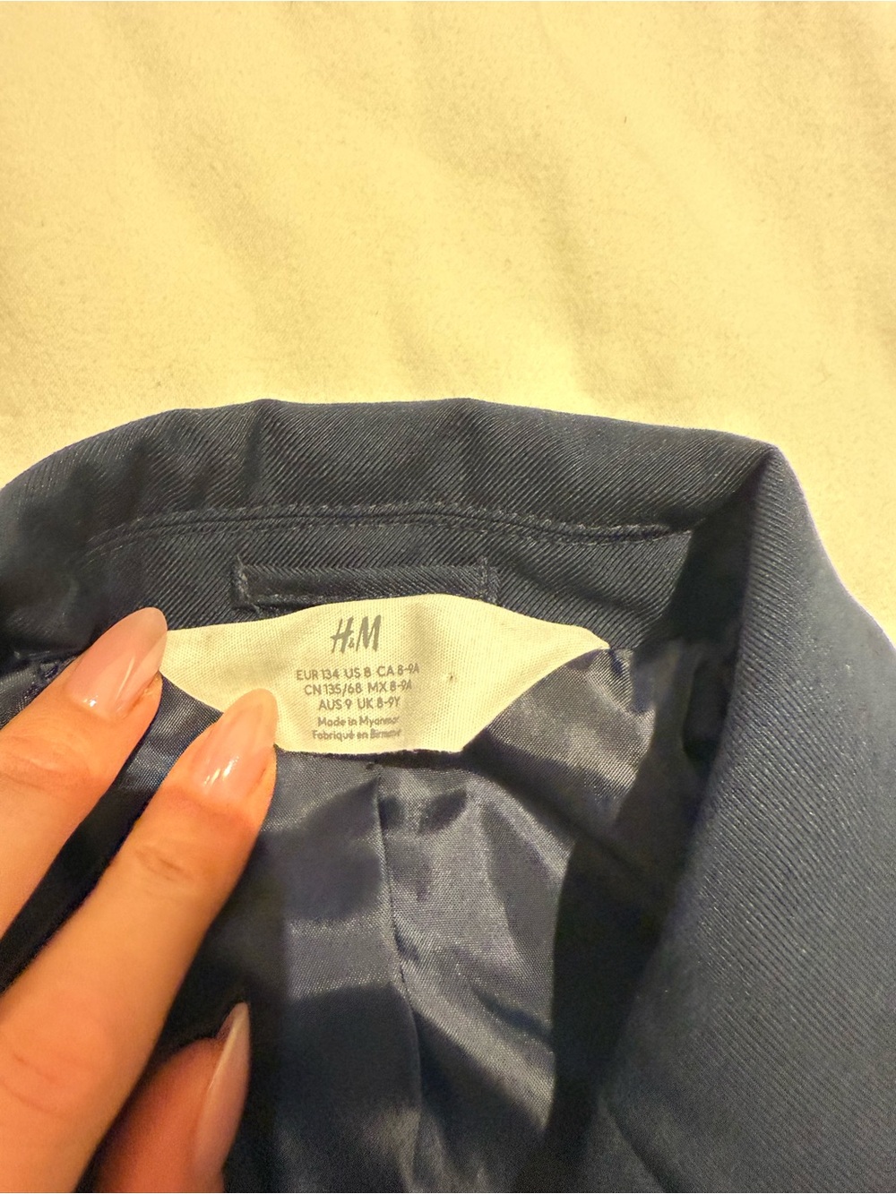 H&M Kids Navy Blue Blazer and pant suit - Picture 3 of 6